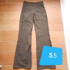 Athleta Taupe Brown Yoga Pants